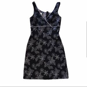 A-List by Wrapper MEDIUM Stretch Dress Black & White